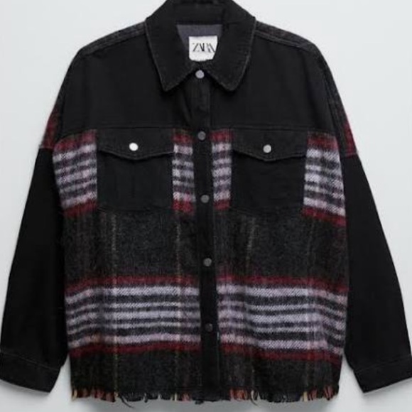 Zara Jackets & Blazers - ZARA Black Jean Jacket